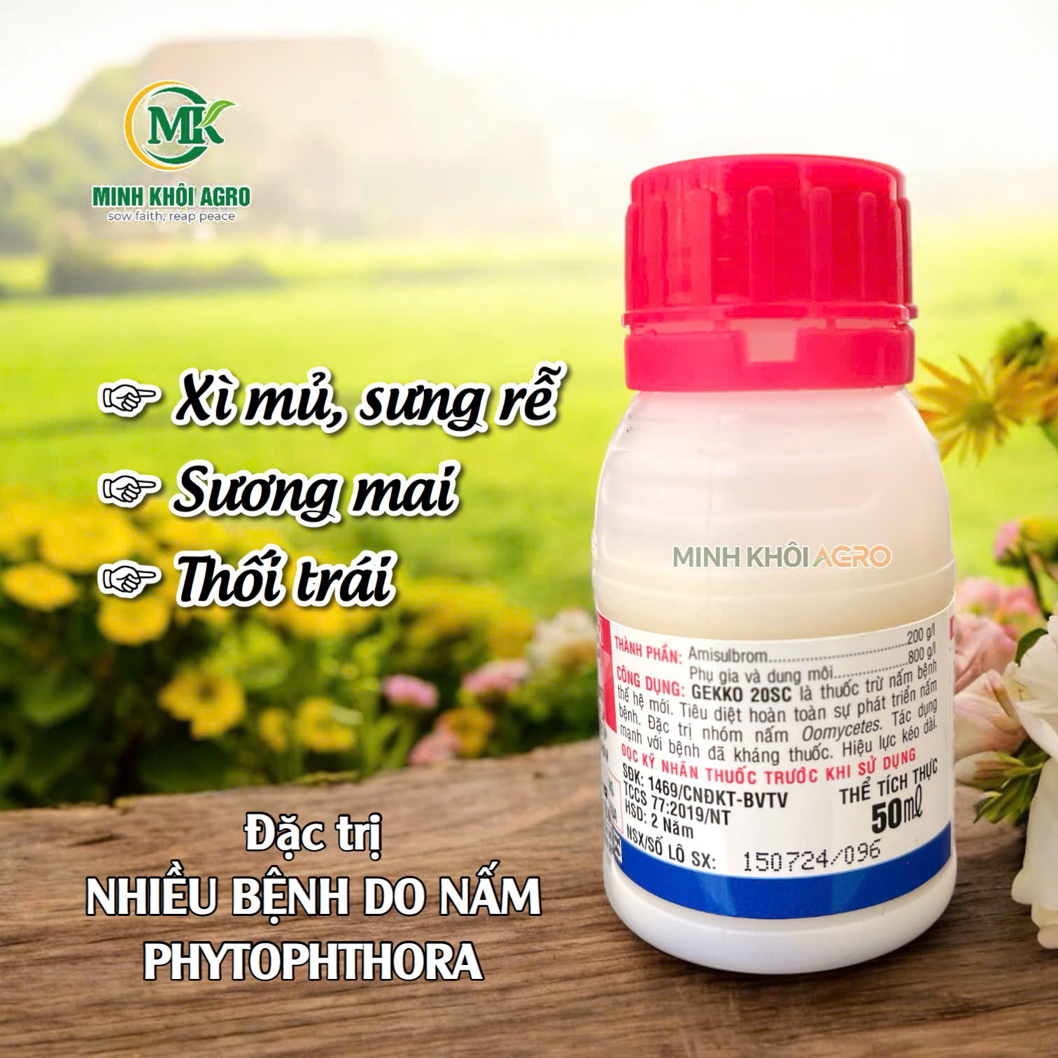 Thuốc trừ bệnh GEKKO 20SC